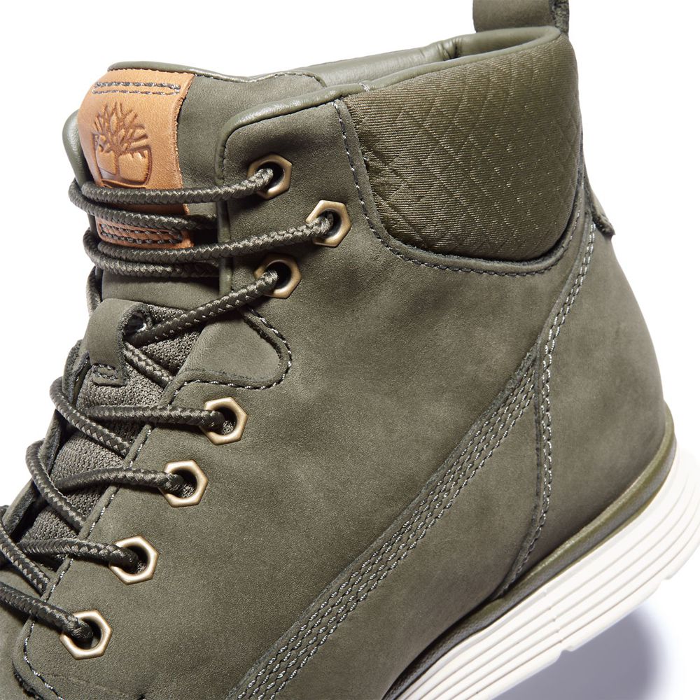 Timberland Mens Sneakers Killington Leather Chukka Boots - Olive - India QU3604275